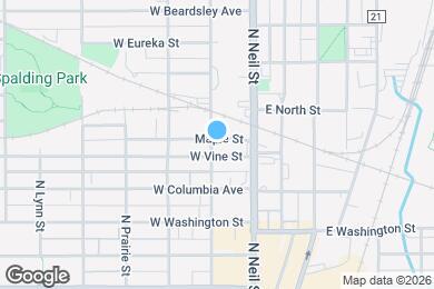 Map image of the property - 704 N Randolph St