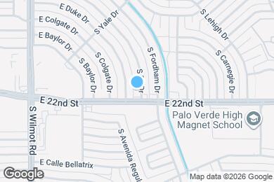 Map image of the property - 1132 S Eli Dr