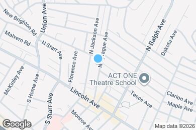 Map image of the property - 87 N Sprague Ave
