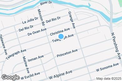 Map image of the property - 1814 Telegraph Ave