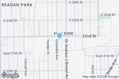 Map image of the property - 2143 Columbia Ave