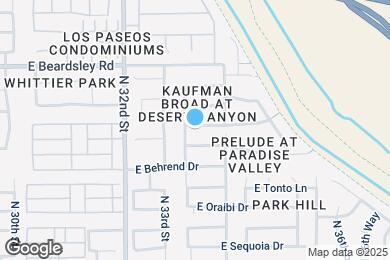 Map image of the property - 3329 E Wahalla Ln