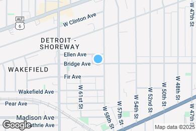 Map image of the property - 5811 Bridge Ave
