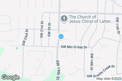 Map image of the property - 1824 SW Pinecreek Ct