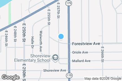 Map image of the property - 25731 Forestview Ave