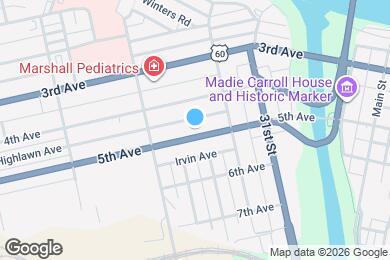 Map image of the property - 2950 5th Ave