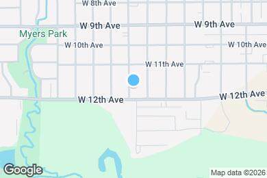 Map image of the property - 1117 S Walnut St