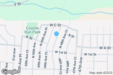 Map image of the property - 223 N 49th Ave