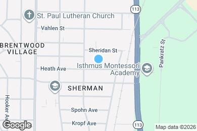 Map image of the property - 1932 Heath Ave