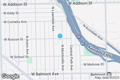 Map image of the property - 3358 N Monticello Ave