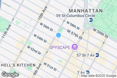 Map image of the property - 357 W 55th St
