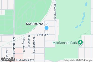 Map image of the property - 1014 N Yale Ave