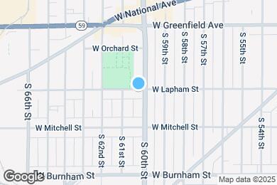 Map image of the property - 6011 W Lapham St