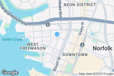 Map image of the property - 249 W Freemason St