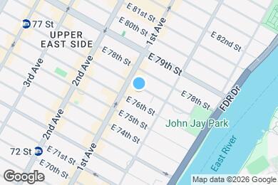 Map image of the property - 414 E 77th St