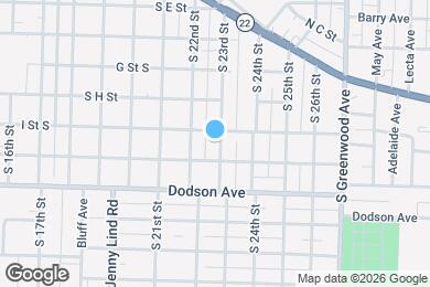 Map image of the property - 1008 S 23rd St