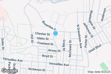 Map image of the property - 3107 Idaho St