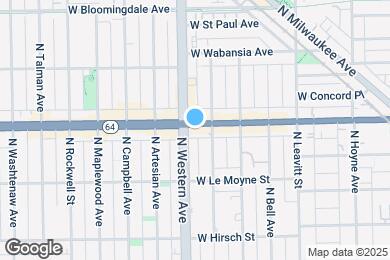 Map image of the property - 2351 W North Ave