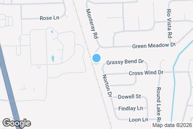 Map image of the property - 524 Grassy Bend Dr