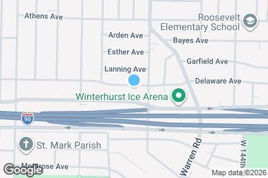 Map image of the property - 14923 Delaware Ave