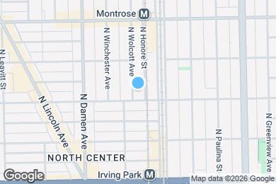 Map image of the property - 4211 N Wolcott Ave