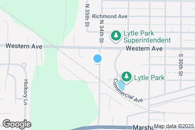 Map image of the property - 121 S 34th St