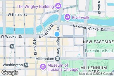 Map image of the property - 83 E Wacker Pl