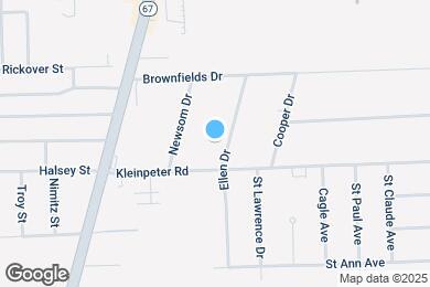 Map image of the property - 11735 Ellen Dr