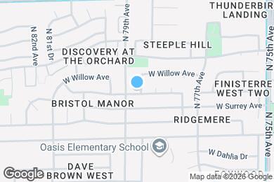 Map image of the property - 13250 N 78th Dr