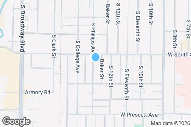 Map image of the property - 413 S Phillips Ave