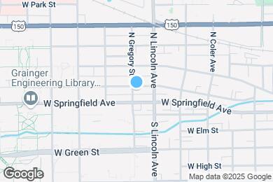 Map image of the property - 106 N Gregory St