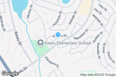 Map image of the property - 1345 Akaiki St