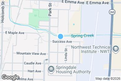 Map image of the property - 419 S Cleveland St