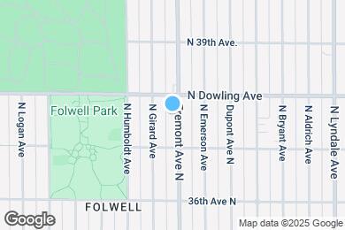 Map image of the property - 3739 Fremont Ave N