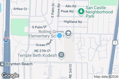 Map image of the property - 2861 NE 5th Ct