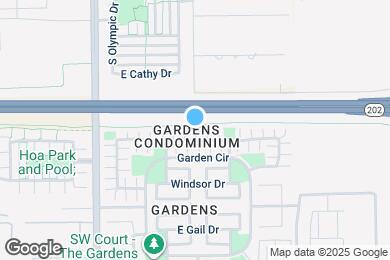 Map image of the property - 4184 E Jasper Dr