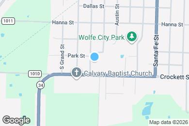 Map image of the property - 711 S Houston St