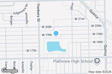 Map image of the property - 2223 W 19th