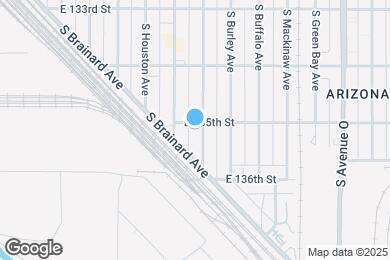 Map image of the property - 13502 S Brandon Ave