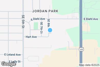 Map image of the property - 5907 SE 8th St