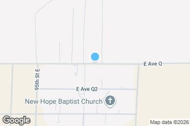Map image of the property - 9755 E Ave Q