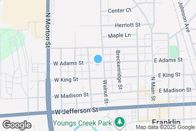 Map image of the property - 301 W Adams St