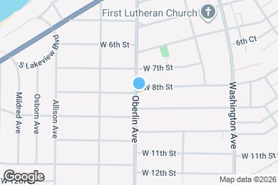 Map image of the property - 1185 W 8th St