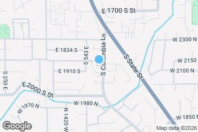 Map image of the property - 1882 S Columbia Ln