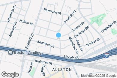 Map image of the property - 84 Franklin St