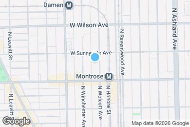 Map image of the property - 4436 N Wolcott Ave
