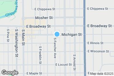 Map image of the property - 209 S Fancher Ave