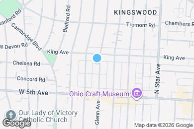 Map image of the property - 1689 Glenn Ave