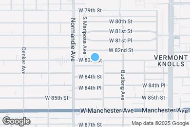 Map image of the property - 1300 W 83rd St