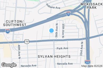 Map image of the property - 412A 37th Ave N